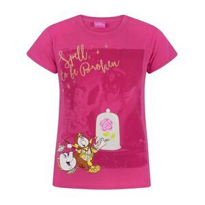 Beauty And The Beast Girls Spell To Be Broken T-Shirt / Pink